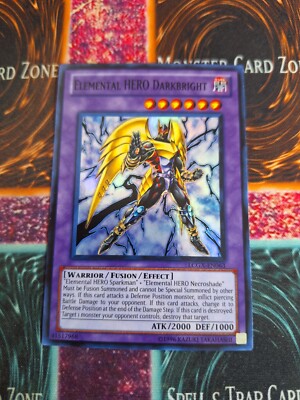 Yu-Gi-Oh! Elemental HERO Darkbright LCGX-EN063 Super Rare Unlimited Near Mint-image