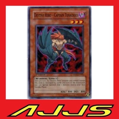 YuGiOh DESTINY HERO - CAPTAIN TENACIOUS DP05-EN002 1st Edition NM/M-image