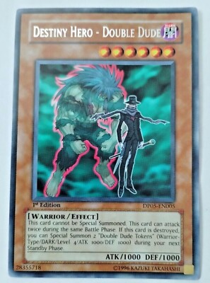 YuGiOh Destiny Hero - Double Dude Duelist Pack 5: Aster Phoenix DP05-EN005 - NOS-image