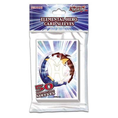 Konami Yu-Gi-Oh Deck Protectors - ELEMENTAL HERO (50 Tournament-Legal Sleeves)-image