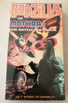 Godzilla and Mothra - The Battle for Earth VHS New Sealed-image