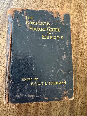 THE COMPLETE POCKET-GUIDE TO EUROPE - 1910 -  Leather - Travel Guide - Maps -image