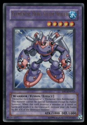 Yugioh! Elemental Hero Steam Healer DP1-EN013 Ultra Rare HP-image