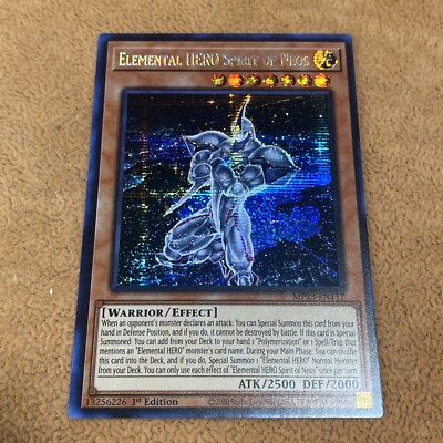 🔥 Yugioh Elemental HERO Spirit of Neos MP23-EN117 PRISMATIC SECRET RARE NM 1ST-image