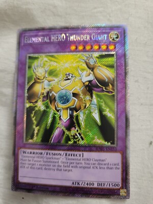 Elemental HERO Thunder Giant RA03-EN153 Platinum Secret 1st Edition NM-image