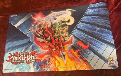 2023 San Diego Comic Con Elemental Hero Flame Wingman - Infernal Rage Playmat-image