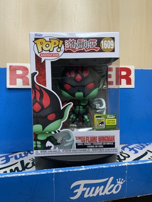 Funko Pop! Animation: Yu-Gi-Oh! #1609 Elemental Hero Flame Wingman SDCC 2024 New-image