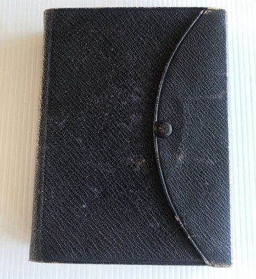 Holy Bible Leatherette Cased With Stud Gold Embossed Gilt 1910’s Includes Maps-image