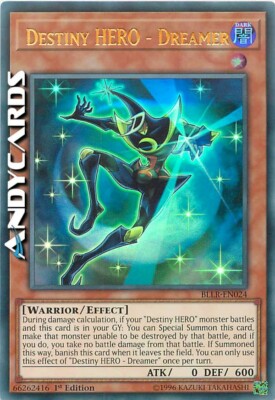 DESTINY HERO - DREAMER (Dreamer - Hero of Destiny) Ultra R • BLLR EN024 Yugioh!-image