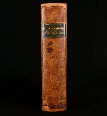 1799 A Voyage By the Earl of Sandwich Mediterranean Illus Folding Map 1st-image