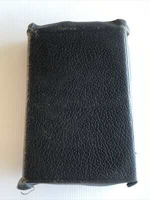 Holy Bible Teacher’s Edition Revised Help 1932 Leather Bound Gold Embossed Map-image