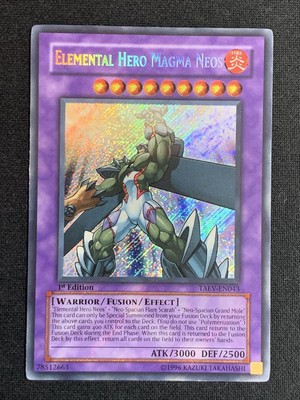 Yu-Gi-Oh! Yugioh Elemental HERO Magma Neos TAEV-EN043 1st Edition-image