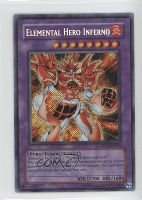2008 Yu-Gi-Oh! Premium Pack 2 Elemental HERO Inferno #PP02-EN010 1g3-image