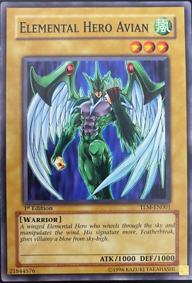 Elemental Hero Avian - TLM-EN001 Common 1st Edition YuGiOh TCG Card-image