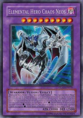 Elemental Hero Chaos Neos - GLAS-EN036 - Secret Rare - 1st Edition x1 Moderately-image