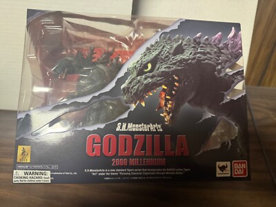  S.H.MonsterArts Monster Arts Godzilla 2000 Millennium New Unopened-image