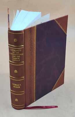 Geology of the Comstock lode and the Washoe district, with atlas [Leather Bound]-image