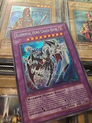 Elemental Hero Chaos Neos Secret Rare 1st Edition GLAS-EN036 -image