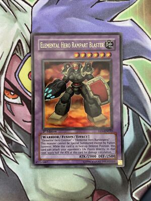 EEN-EN033 Elemental Hero Rampart Blaster Ultra Rare 1st Edition NM Yugioh Card -image