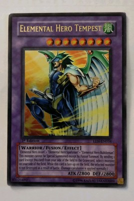 Elemental Hero Tempest 1st Edition EEN-EN034 Ultra Rare Gold Foil YU-GI-OH!-image