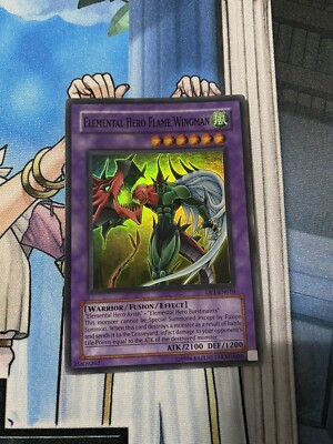 Yu-Gi-Oh! Elemental Hero Flame Wingman DP1-EN010 Super 1st Ed. NM-image