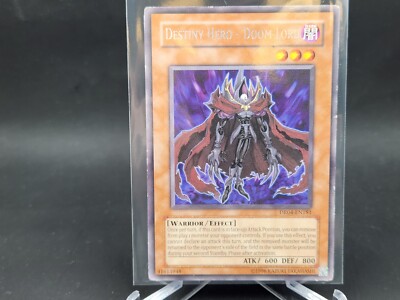 YuGiOh Destiny Hero - Doom Lord DR04-EN181 Dark Revelation Rare HP-image