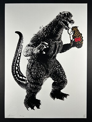 DEATH NYC 45x32cm Ltd Ed Signed Graffiti Pop Art Print 