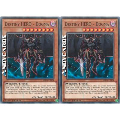 2x DESTINY HERO - DOGMA (Dogma - Hero of Destiny) • Common • LEHD ENA01 Yugioh!-image