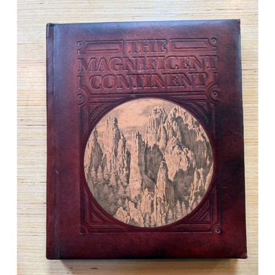 The Magnificent Continent Leathe Bound Cover 1975 Rand McNally -image