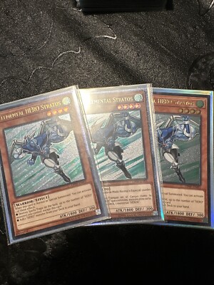 X3 ELEMENTAL HERO STRATOS OP09-EN001 ULTIMATE (1 Is In Spanish)-image