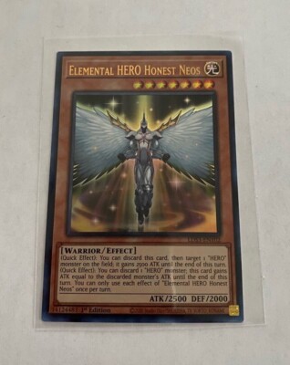 Yu-Gi-Oh! Legendary Duelists Season 3 Elemental Hero Honest Neos Yellow Text-image