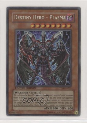 2007 Yu-Gi-Oh! Series 4 Destiny HERO - Plasma #CT04-EN003 u3f-image