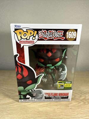 2024 SDCC Funko Pop Yu-Gi-Oh Elemental Hero Flame Wingman Official Sticker 🚨🚨-image