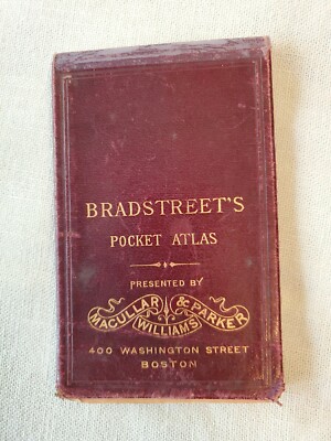  Bradstreet’s Pocket Atlas of the United States   Bradstreet Co. 1879 First Ed.-image