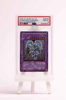 E-HERO SHINING FLARE WINGMAN EEN-EN036 1st Edition Ultimate Rare PSA 8-image