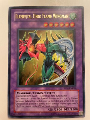YuGiOh Elemental Hero Flame Wingman TLM-EN035 Ultra Rare A MINT/NEAR MINT @-image