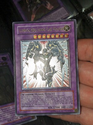 Elemental Hero Shining Flare Wingman  Ultimate Rare 1st ed LP Yugioh-image