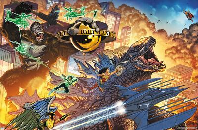 Justice League vs. Godzilla vs. Kong - Metropolis - Poster-image