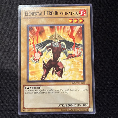 Elemental HERO Burstinatrix RYMP-EN002 Ra Yellow Mega Pack Unlimited-image