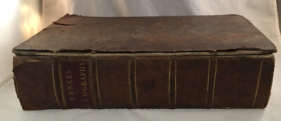 ANTIQUE BOOK SYSTEM OF UNIVERSAL GEORGRAPHY ATLAS CAPTAIN COOK BY THOMAS BANKES-image