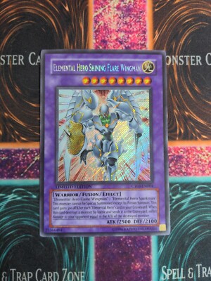 Yu-Gi-Oh! Elemental Hero Shining Flare Wingman CT03-EN004 Limited Secret NM/LP-image