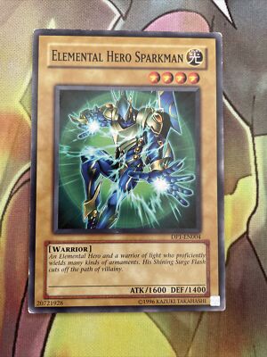 DP1-EN004 Yu-Gi-Oh Elemental Hero Sparkman Card-image