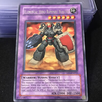 Elemental Hero Rampart Blaster - Rare - DP1-EN012 - NM - Yugioh-image
