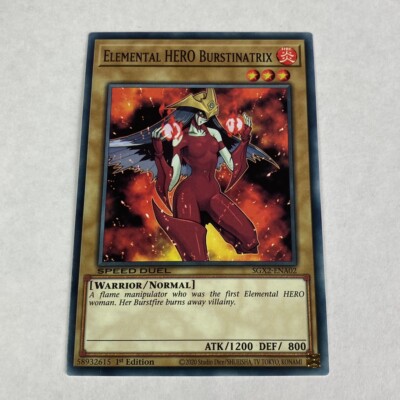 Yugioh! Elemental Hero Bustinatrix SGX2-ENA02 Common 1st Edition Midterm Paradox-image