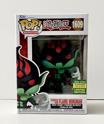 Funko Pop! Elemental Hero Flame Wingman Yu-Gi-Oh 2024 SDCC Shared. #1609-image