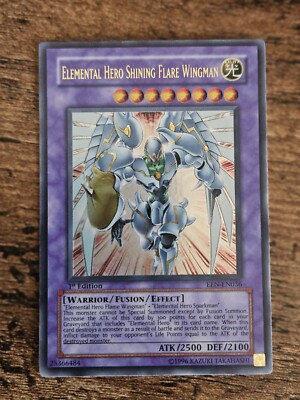 Yugioh Elemental Hero Shining Flare Wingman  Ultra Rare EEN-EN036-image