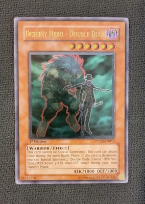 Destiny Hero - Double Dude (UTR) POTD-EN012 Power of the Duelist-1st Edition 1st-image
