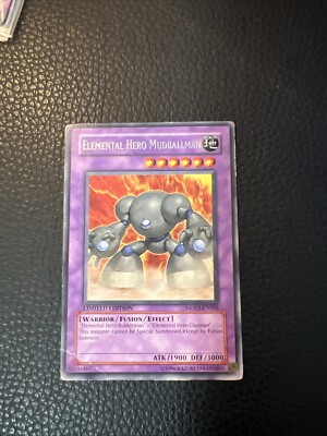 McDonald Promo Yugioh Y1 Elemental Hero Mudballman MDP2-EN002 Limited Edition MP-image