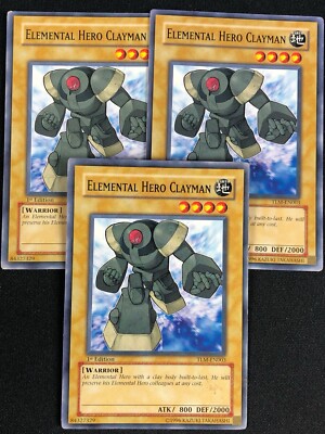 YUGIOH ELEMENTAL HERO CLAYMAN TLM-EN003 1ST COMMON X(LP)-image