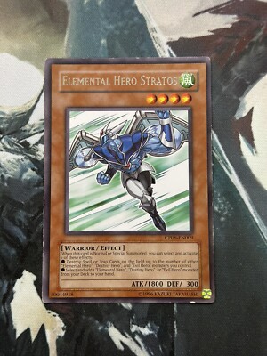 Yugioh Elemental Hero Stratos Rare Champion Pack 6-image